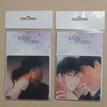 Акриловая подставка под стакан Radio Storm, 2 типа, партия