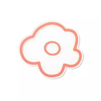 Акриловая подставка под стакан в виде цветка Теплоизоляция Милый цветок Прозрачный Устойчивый НескользящийАкриловые подставки под стакан Розовый