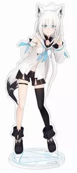 Акриловая подставка Shirakami Fubuki 3D Высота 22 см Hololive Official Goods