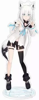 Акриловая подставка Shirakami Fubuki Hololive Высота 23 см 3D Официальный товар