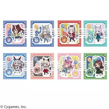 Акриловая подставка Tokotoko Uma Musume Pretty Derby, коробка из 8 штук, том 1