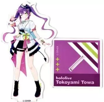 Акриловая подставка Towa Tokoyami, яркий костюм, версия. Официальные товары Hololive