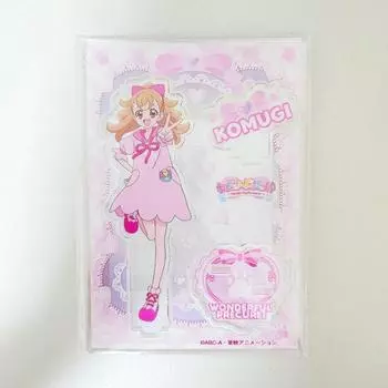 Акриловая подставка Wonderful Pretty Cure Inukai Komugi Brewery