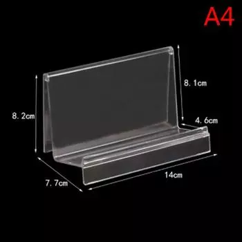 Акриловая полка для дисплея, кошелек для мобильного телефона, стойка для очков, многослойная подставка для дисплея 14*7.7*8.2cm