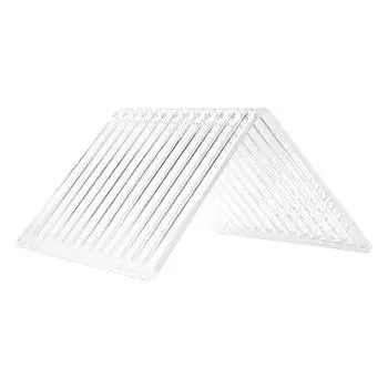 Акриловая полка для хранения виниловых пластинок, подставка для хранения 12-канальных CD-дисков, треугольный органайзер для альбомов чистый