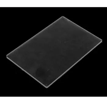 Акриловая прозрачная глина для лепки керамики, прижимная пластина 10X10X0.4CM