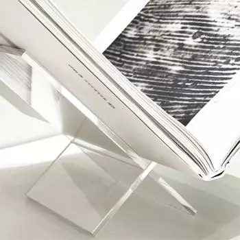 Акриловая прозрачная книжная полка, кронштейн для демонстрации, полка для художественного оформления, простая настольная полка для хранения журналов