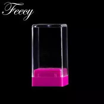 Акриловая прозрачная коробка для хранения сверл для ногтей, держатель, подставка, пустая фреза для ногтей, контейнер для дисплея, 10/20 слотов, органайзер