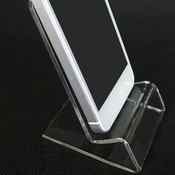 Акриловая прозрачная подставка для iPhone Samsung Xiaomi Game Cell Phone Display Console Clear Shelf Window Counter Display Showcase