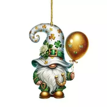 Акриловая яркая подвеска для автомобиля, аксессуар для рюкзака для рождественского украшения, елка