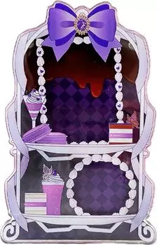 Акриловая рамка Для жестяных значков и карточек Oshikatsu Otakatsu Aniota Украшения для аниме-товаров Фиолетовый [Послеполуденный чай] хранение, g.triger G-Trigger фиолетовый