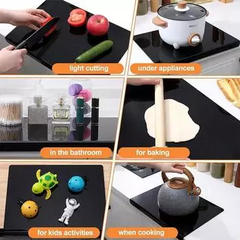 Акриловая разделочная доска с толщиной контргубы Прозрачная акриловая разделочная доска для кухни Противоскользящая разделочная доска