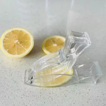 Акриловая ручная соковыжималка для лимона, прозрачная соковыжималка для граната, апельсина, портативная практичная домашняя кухонная утварь, мини-лимонный пресс