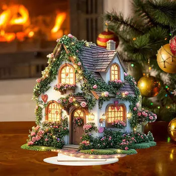 Акриловая скульптура, статуэтка для дома, 2D-стол, коллекционная, двухсторонняя, печатная, для столовой, шкафа, орнамент Style A