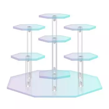 Акриловая стойка для демонстрации товаров прозрачная настольная глухая коробка стеллаж для хранения фигурок парфюмерия ювелирные изделия стеллаж для хранения ювелирных изделий 3 чёрный