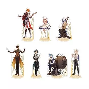 Акриловая стойка Genshin Official Goods 2023 Online Concert Series Genshin (Чжунли)