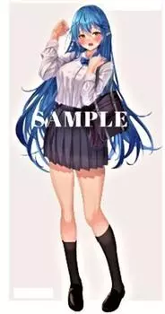 Акриловая стойка Yukihana Lamy Uniform Hololive C101 Товары для мероприятий