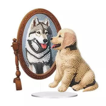 Акриловая столешница для животных, алмазная живопись, наборы для украшения стола в виде медведя, декор для спальни LY769