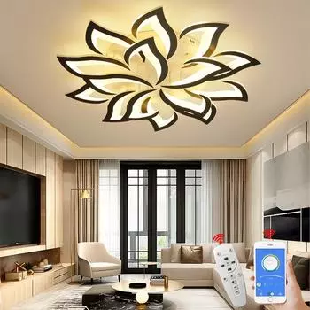 Акриловая светодиодная люстра для кухни, спальни, гостиной, столовой, галереи, ресторана, зала, офиса, дома, популярные светильники Brightness Dimmable