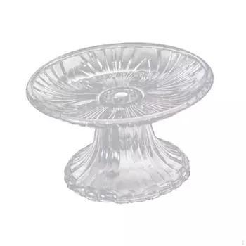 Акриловая тарелка для фруктов, подставка для кексов, специальная десертная тарелка, поднос для сервировки 20cm
