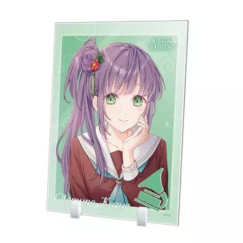 Акриловая тарелка KADOKAWA Hasunosora Academy School Idol Club, 104-й сезон, начало Otsumune Kozue, Ш14 x В20 см, акриловая версия для девочек. Прибл.