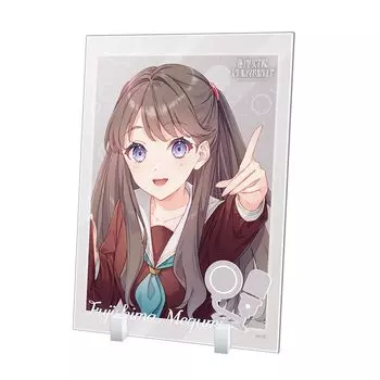 Акриловая тарелка KADOKAWA Hasunosora Academy School Idol Club, начало сезона, Fujishima Ji, Ш14 x В20 см, акриловая, для девочек, версия 104-я, прибл.