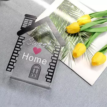 Акриловая ваза для дома, многоцелевая, креативная, геометрическая, элегантная, подарки на новоселье, сувениры для вечеринки в комнату