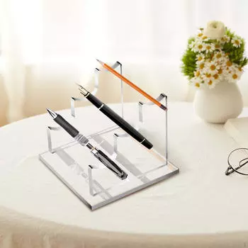 Акриловая витрина, подставка для ручек, прозрачный держатель для файлов, кисть для рисования, карандаш, подставка, полка для