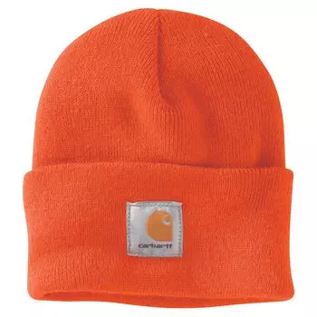 Акриловая вязаная шапка Carhartt A18 US One Size Orange (Кархарт) Мужской Размер Цвет