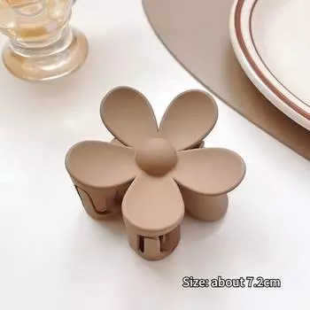 Акриловая заколка, элегантная однотонная заколка для волос в виде краба, винтажная простая женская заколка для волос, заколка для волос с хвостиком, крабами