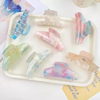 Акриловая заколка для различных причесок Современный и гламурный дизайн