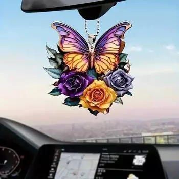 Акриловое милое автомобильное подвесное украшение, брелок для рюкзака, рождественский подарок, украшение 1