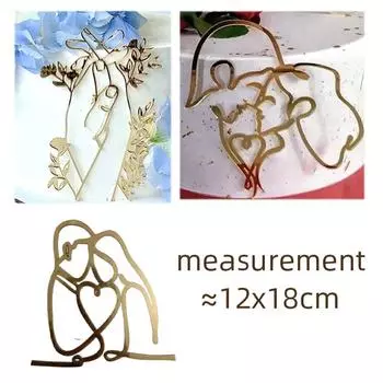 Акриловое минималистичное искусство, женское лицо, украшение на торт, украшение на день рождения, свадебные украшения на торт, праздничные атрибуты