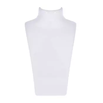 Акриловое ожерелье, серьги, ювелирные изделия, бюст, витрина, белая витрина 7.2x6.3x20cm белый