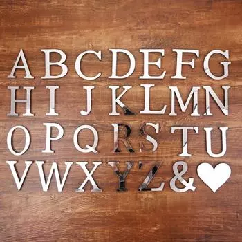 Акриловое зеркало английская буква EVA 3D наклейки на стену DIY украшение дома