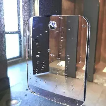 Акриловое зеркало без запотевания для душа, бритья, незапотевающее зеркало для ванной комнаты, дорожные аксессуары для женщин, макияжа, мужчин, бритья, ванной комнаты, инструменты ONE SIZE