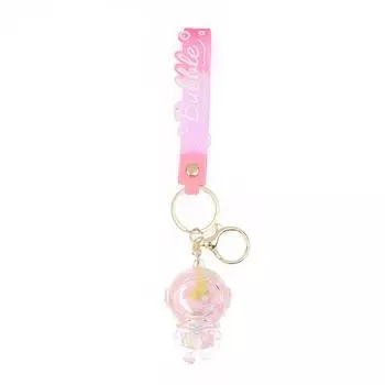 Акриловое жидкое масло космонавт зыбучий песок брелок милый плавающий красочный брелок для девочек сумка кулон подарки брелок красный