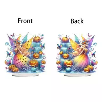 Акриловые алмазные картины специальной формы на тему Хэллоуина, настольные украшения YQ097