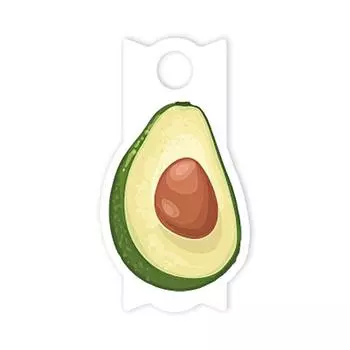 Акриловые этикетки на крышке чашки, дизайн с фруктовым узором, стильная идентификационная бирка для напитков, табличка на крышке кружки на 40 унций Avocado