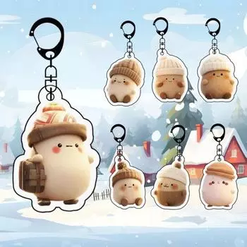 Акриловые брелки Southern Little Potato Подвески для автомобиля Southern Little Potato Potato Брелок для ключей в подарок G
