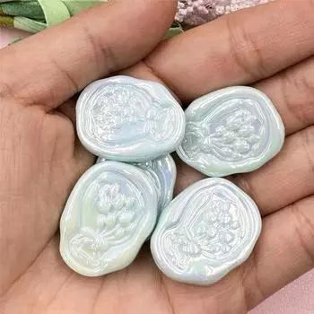 Акриловые бусины 5 шт. 21*27 мм, ручная работа, браслет, ожерелье, геометрия, ручная работа, для изготовления ювелирных изделий, бусины, рассыпные, разделители, сделай сам, цветок тюльпана