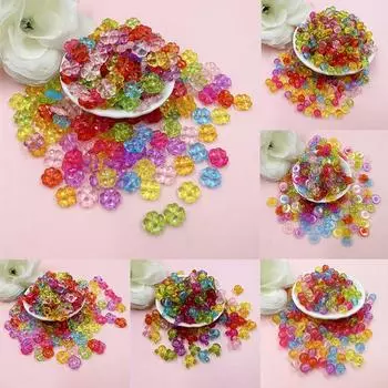 Акриловые бусины для изготовления ювелирных изделий, бусины-разделители, граненые, специальной формы, хрустальные бусины для рукоделия, AB, цветные аксессуары для подвесок Style 7/100pcs