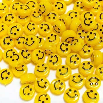 Акриловые бусины Mami Kobo «Улыбка», диаметр 10 мм, примерно 200 штук, детали ручной работы, аксессуары, материалы для рукоделия, гель «Сказка мечты»