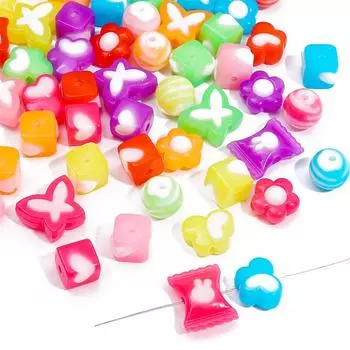 Акриловые бусины-подвески желейные бусины подсолнуха для изготовления браслетов, ожерелий и ювелирных изделий 20x16mm 10pcs