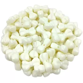 Акриловые бусины своими руками, конфетные цвета, 10 шт., для изготовления украшений, детские игрушки из бисера, банты, бусины ручной работы, ожерелье, браслет, бусины бежевый