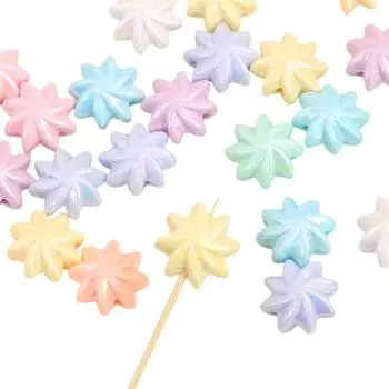 Акриловые бусины «Вихрь печенья» Подвески Бусины для DIY Браслет Ожерелье Изготовление ювелирных изделий белый