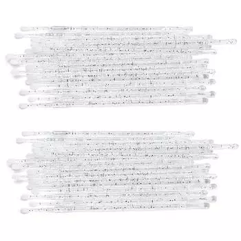 Акриловые цветные ватные палочки, карандаши для губ, хрустальные кисти для ресниц 50/100 Кисти для макияжа, инструменты для макияжа