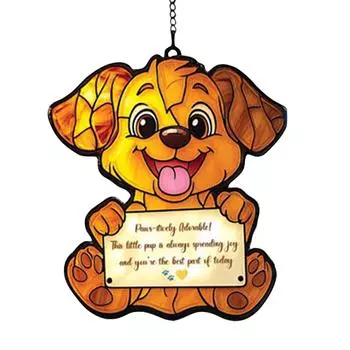 Акриловые ловцы солнца плоская подвеска, домашнее уличное садовое дворовое подвесное украшение орнаменты One Size