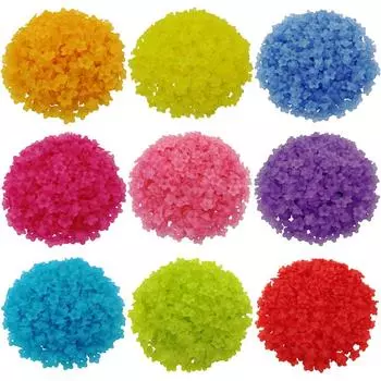 Акриловые маленькие утренние кровавые цвета ярких цветов для изготовления ювелирных изделий, 100 шт., 9x4 мм, ожерелье, браслет, кулон, свободные бусины, прозрачные матовые поделки своими руками