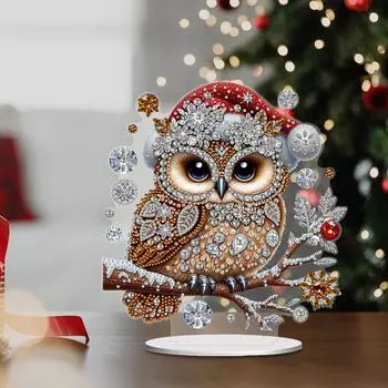 Акриловые милые животные особой формы алмазная живопись настольные украшения комплект алмазная живопись настольные украшения для декора рабочего стола